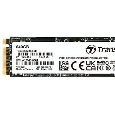 Transcend/創見 PCIe M.2 SSDs MTE560I