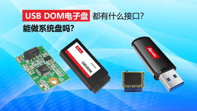 USB DOM電子盤都有什么接口？能做系統盤嗎？